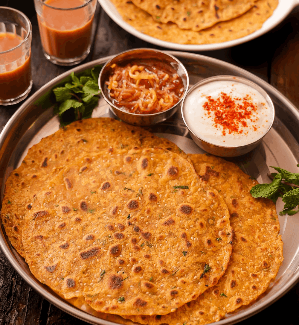 Stuffed Parathas served at Pak Delicious Bite Takeaway in Broxburn